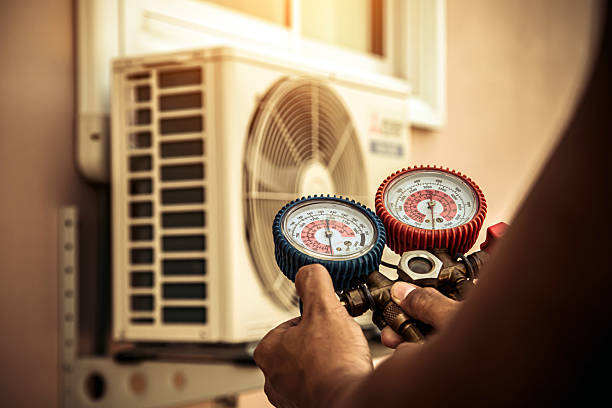 Professional Hvac technician working in Harford, NY